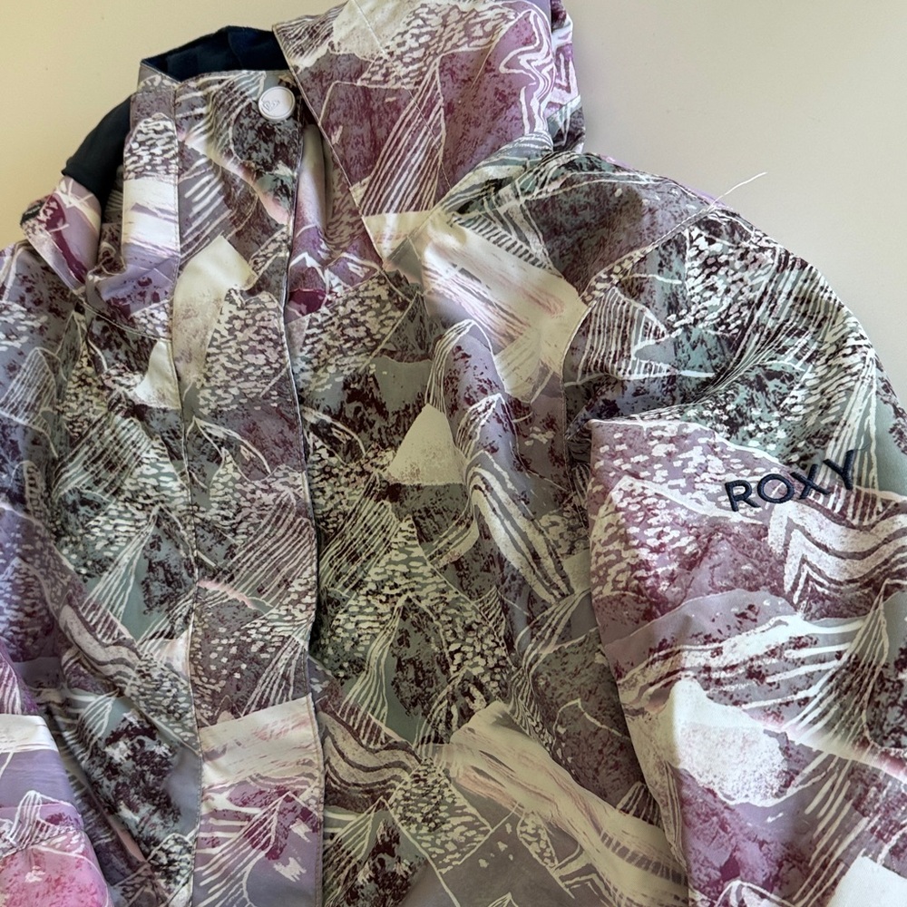 Roxy Abstract Pink and Purple Jacket
